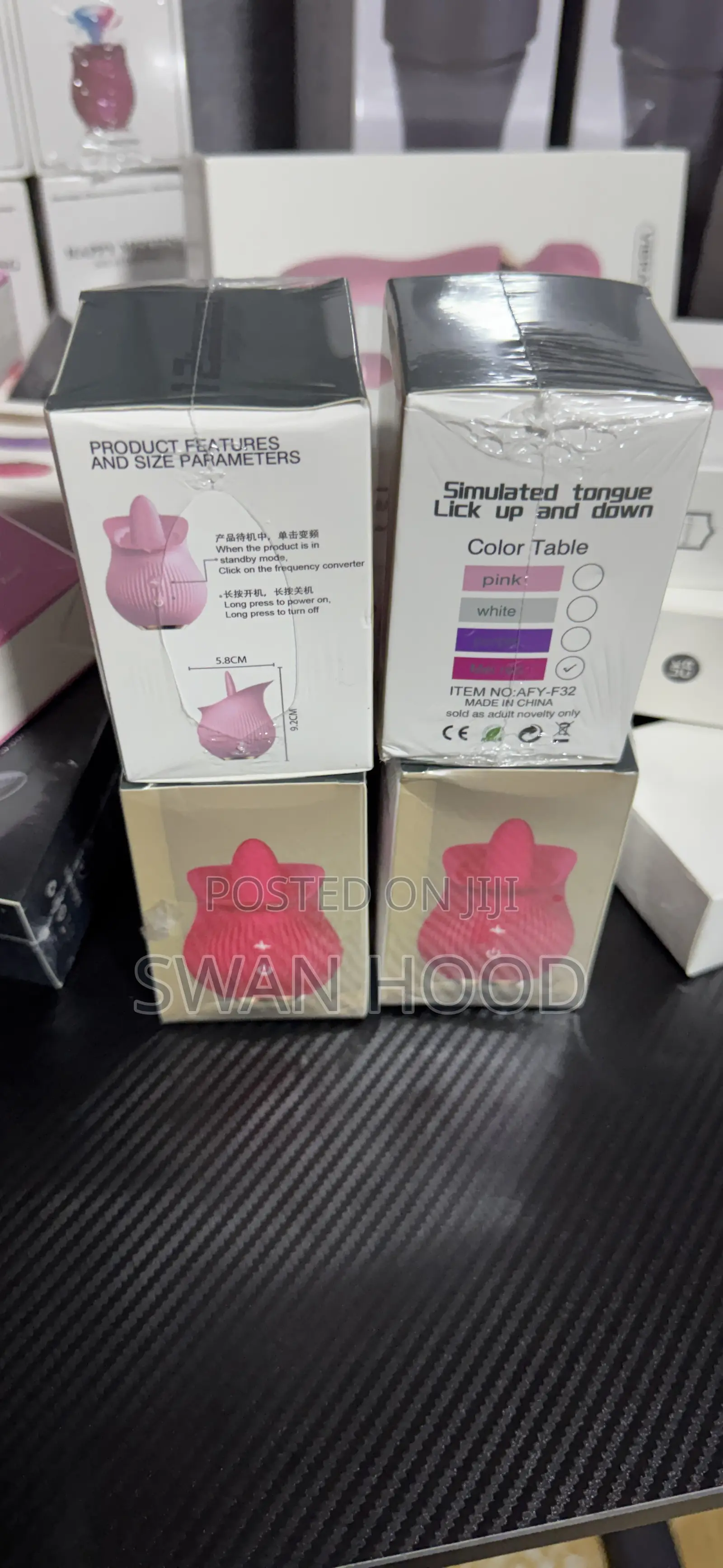 Rose Vibrator / Simulated Tongue / Sex Toys