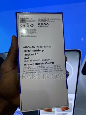 New Tecno Spark 50 128 GB Black