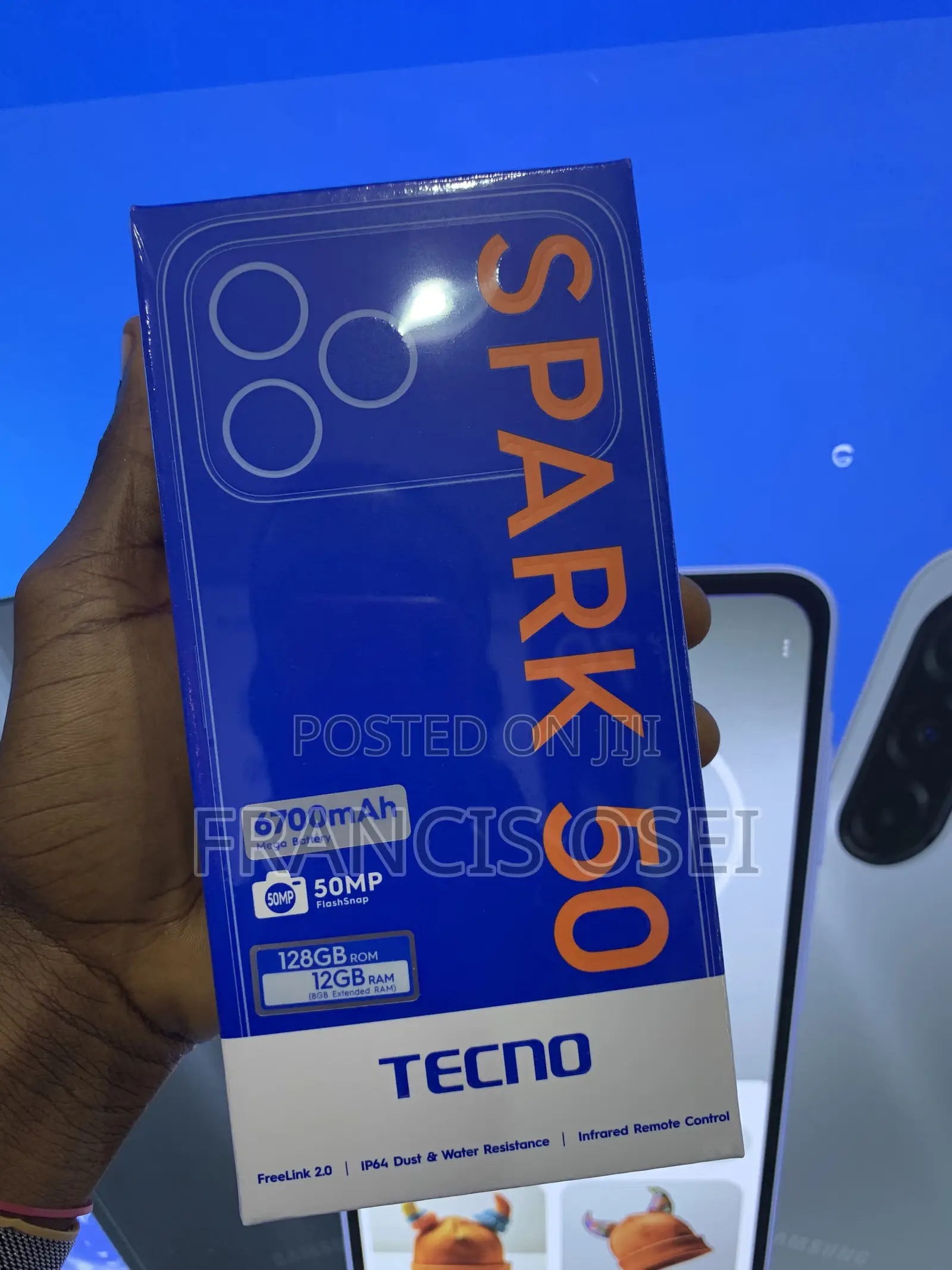 New Tecno Spark 50 128 GB Black
