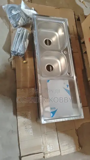 Double Commercial Kitchen Stainless Steel Sink
