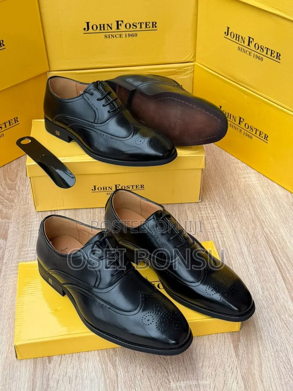 *High Quality John Foster Shoe in Box 🎁 Available in 41,42,43,44