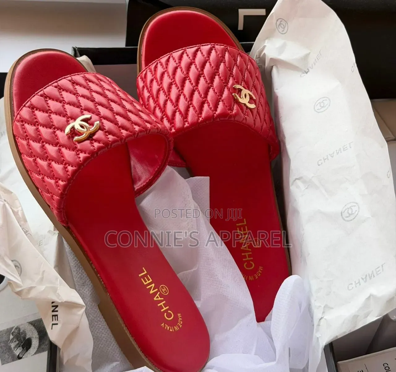 Ladies Chanel and Gucci Flat Casual Slippers
