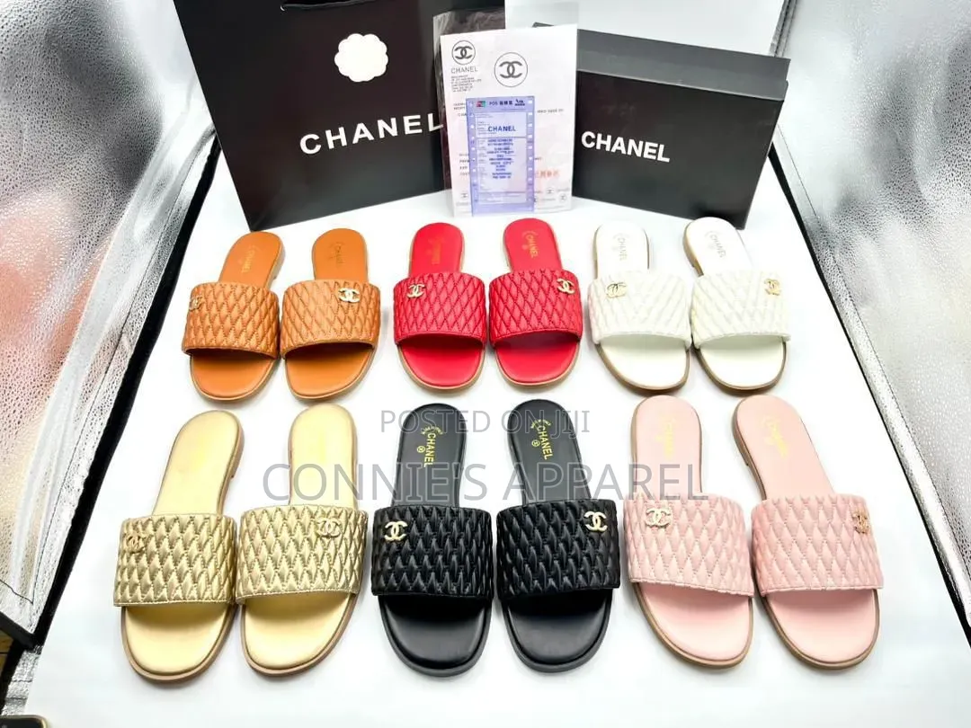 Ladies Chanel and Gucci Flat Casual Slippers