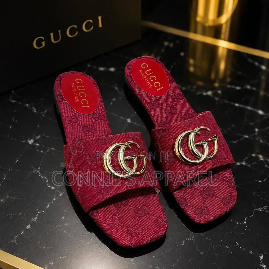 Ladies Chanel and Gucci Flat Casual Slippers