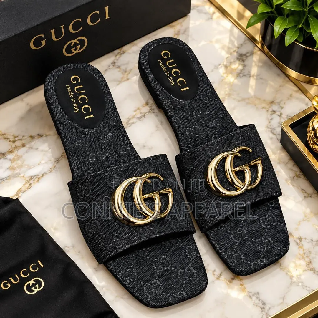 Ladies Chanel and Gucci Flat Casual Slippers