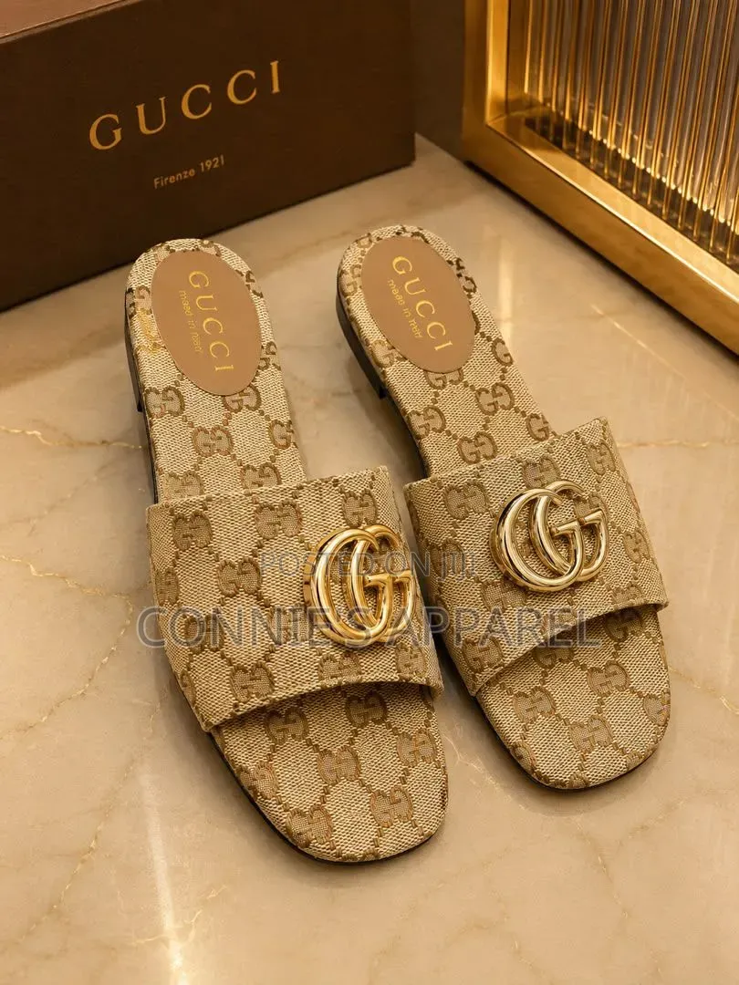 Ladies Chanel and Gucci Flat Casual Slippers
