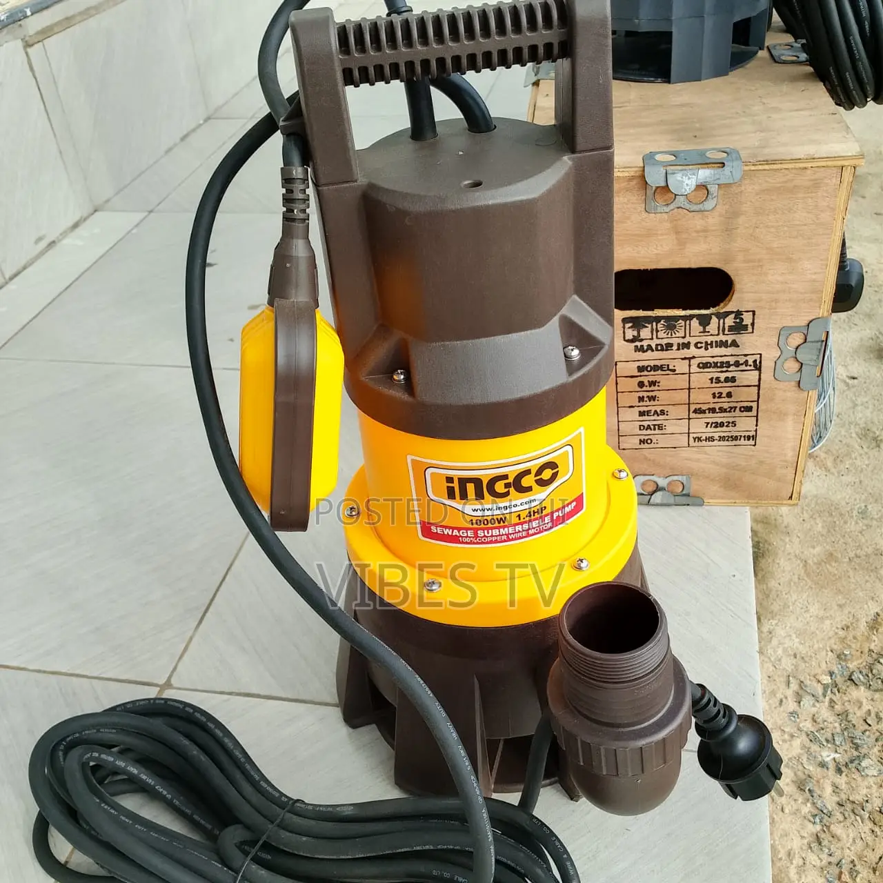 Ingco Heavy Duty Sewage Submersible Pump