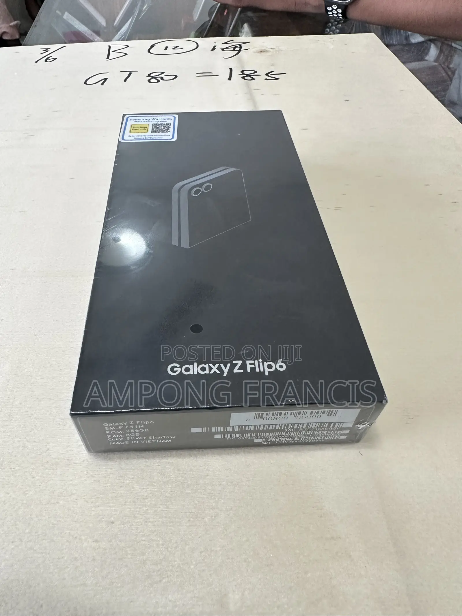 New Samsung Galaxy Z Flip6 256 GB Silver