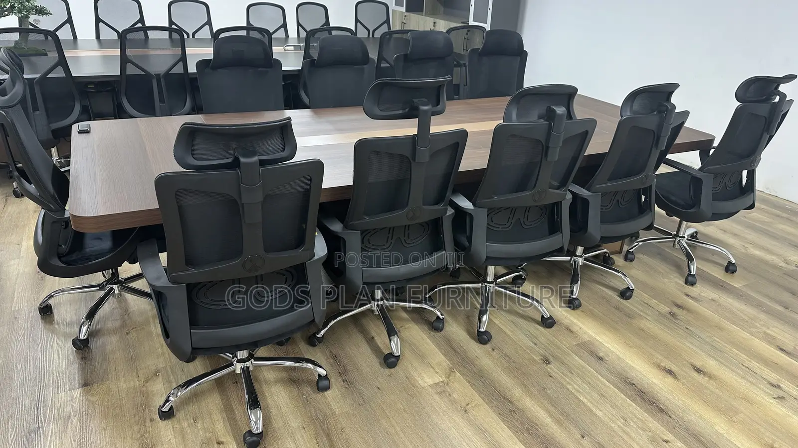 Modern Wooden Conference Room Table ( 3.2m)