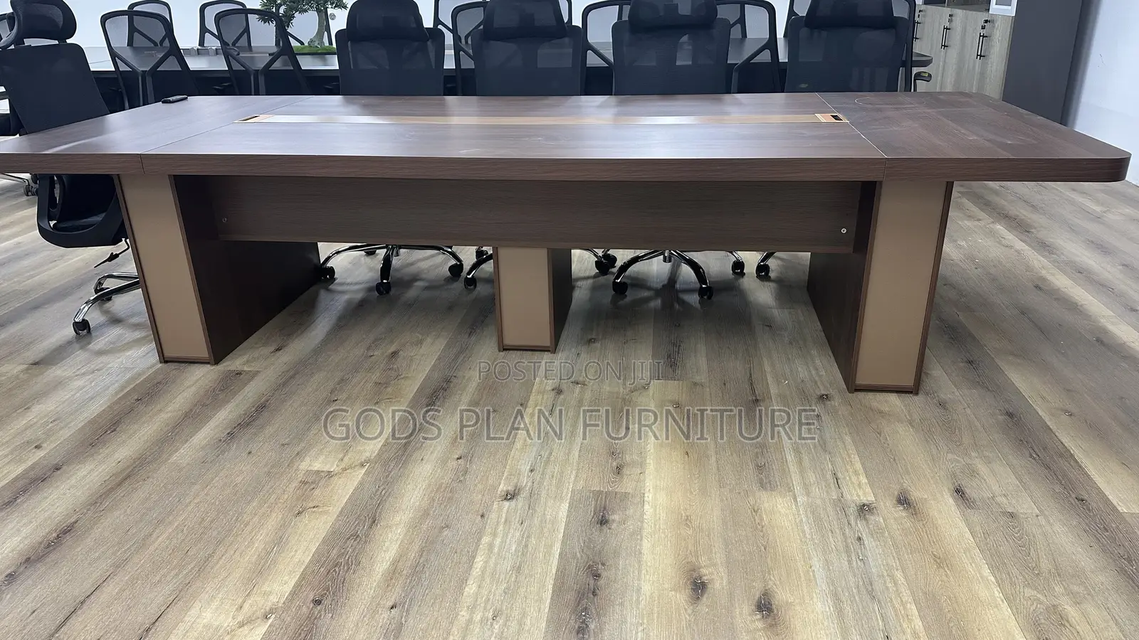 Modern Wooden Conference Room Table ( 3.2m)