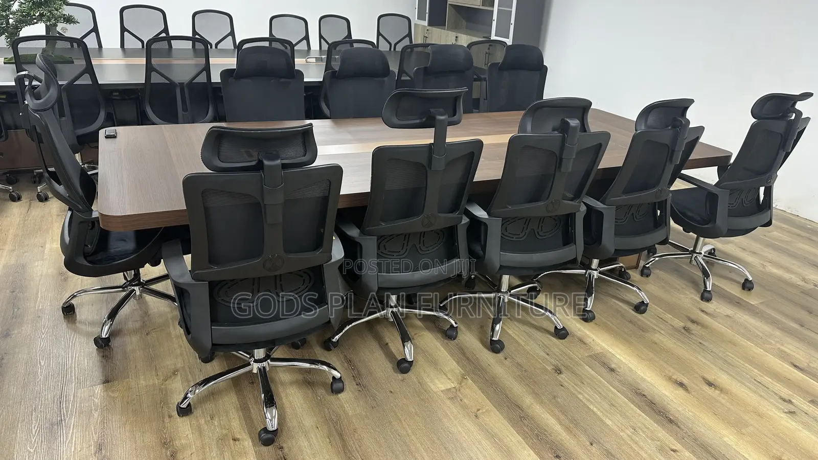 Modern Wooden Conference Room Table ( 3.2m)