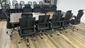 Modern Wooden Conference Room Table ( 3.2m)