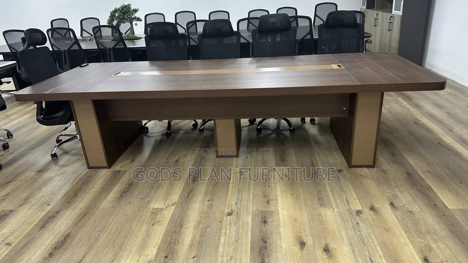 Modern Wooden Conference Room Table ( 3.2m)