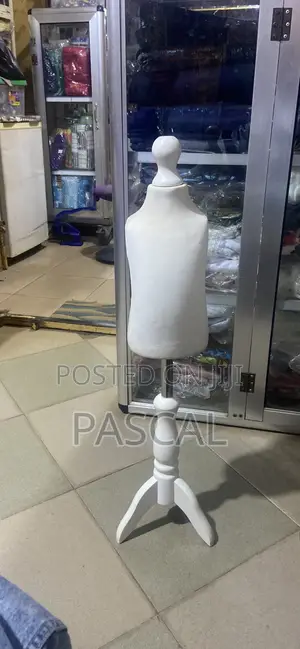 White Kids Dress Form Mannequin Torso With Wooden Stand