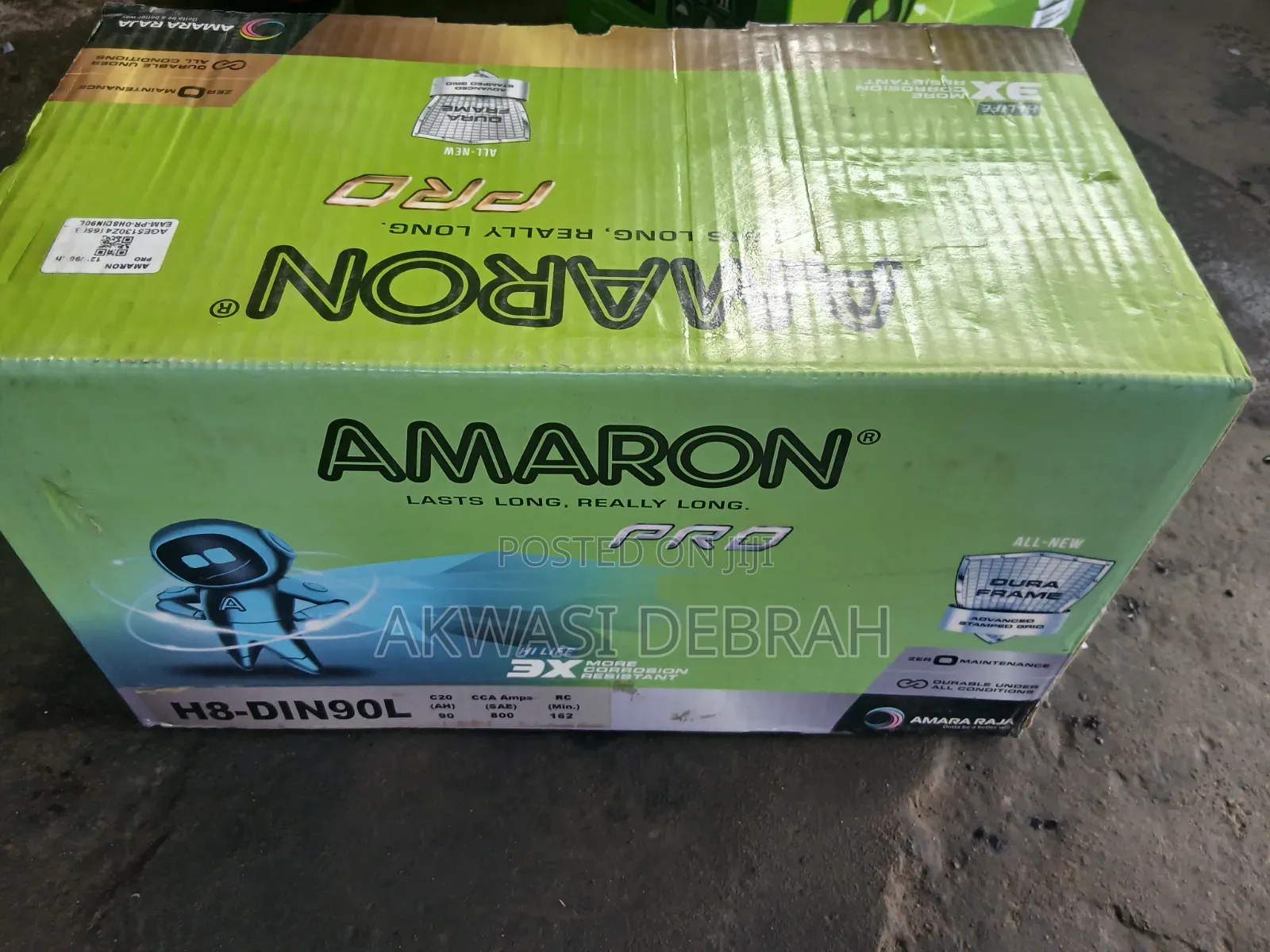 Original Amaron Battery 17plate Flat