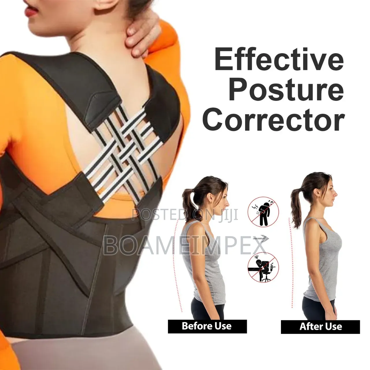 Back Posture Brace and Corrector