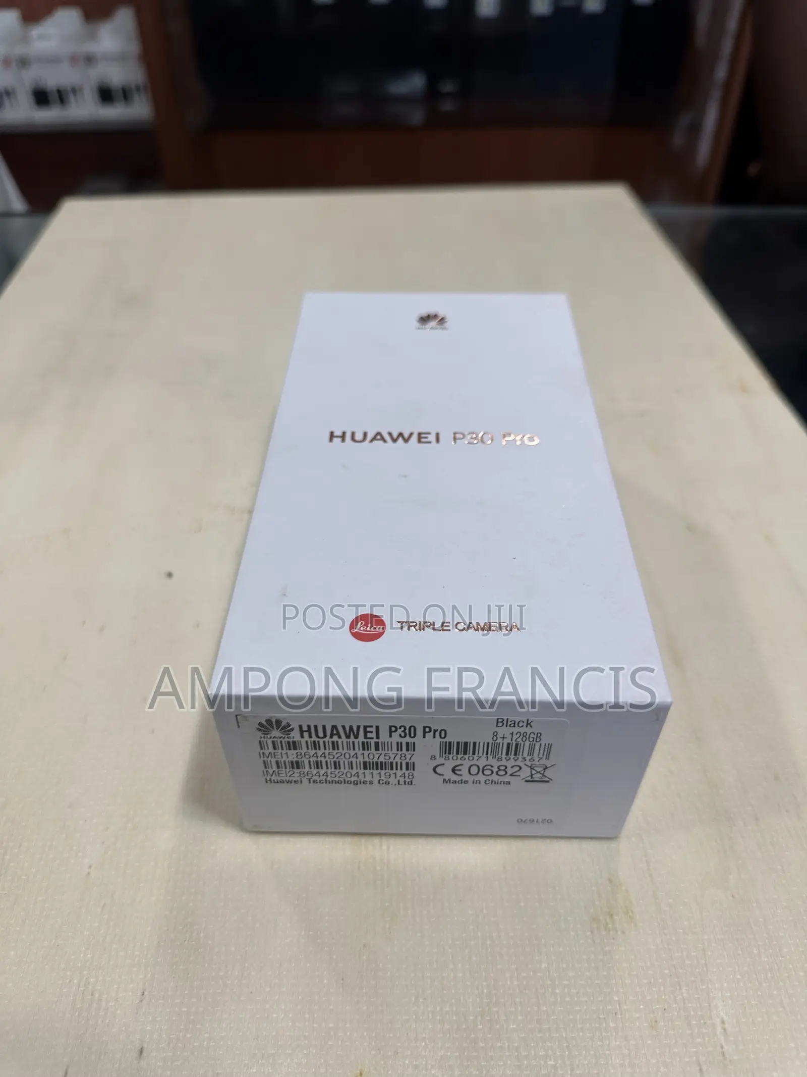 New Huawei P30 Pro 128 GB Black