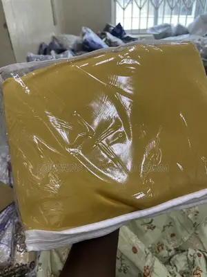 Curtains ( 2in1 Yellow Gold Curtain )