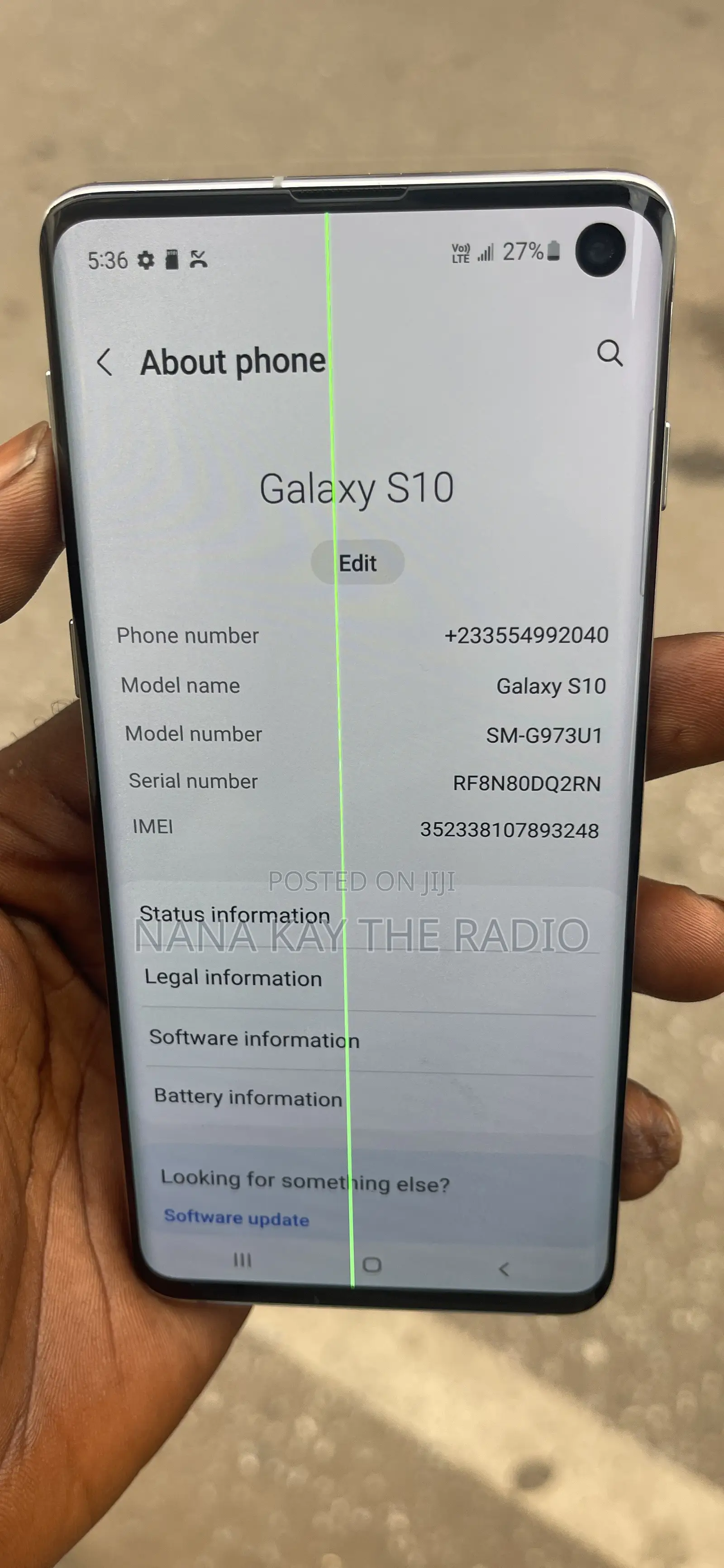 Samsung Galaxy S10 128 GB White