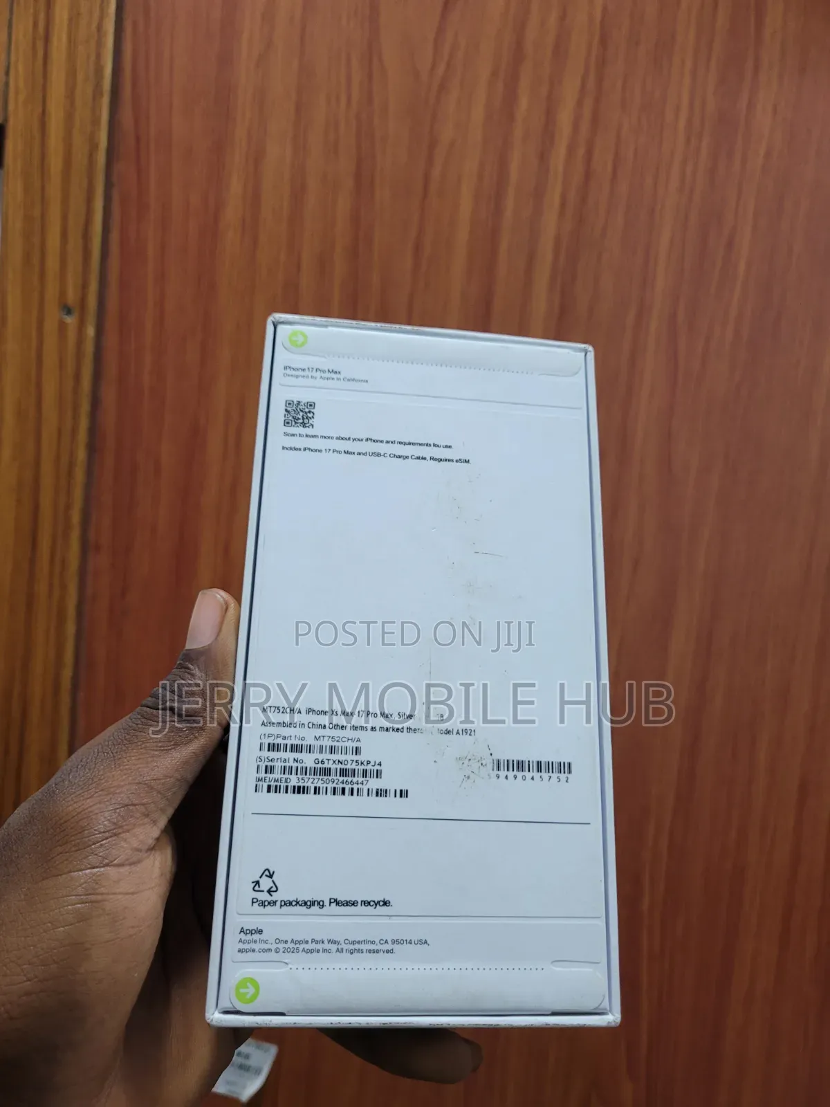 New Apple iPhone XS Max 256 GB Silver