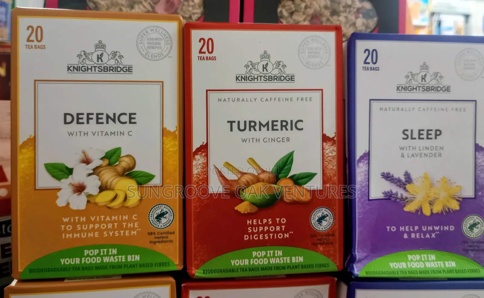 Knightsbridge Variety Tea 20cts 3bx for Gh 120