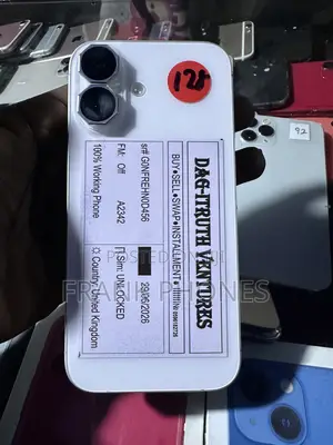 New Apple iPhone 16 128 GB White