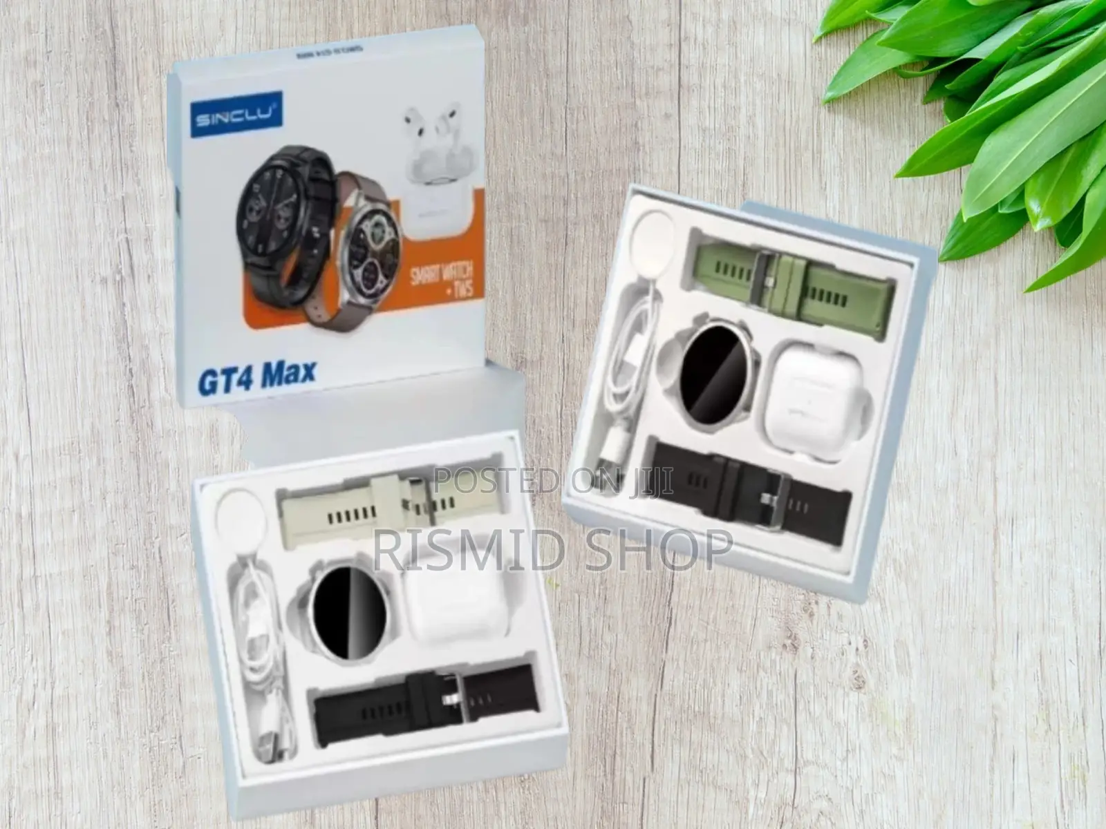 Sinclu Gt4 Max Smartwatch and TWS Earbuds Gift Set