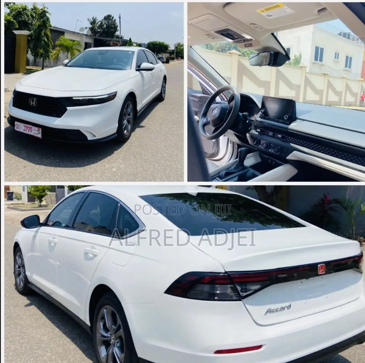 Honda Accord EX CVT 2024 White