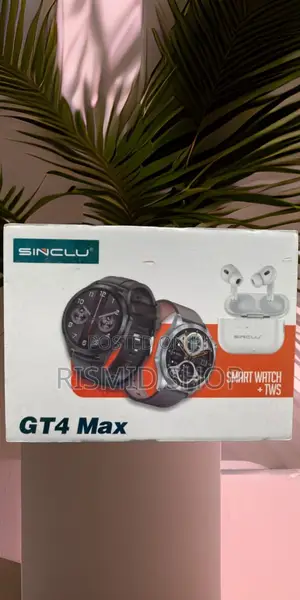 Sinclu Gt4 Max Smartwatch & TWS Earphones Combo