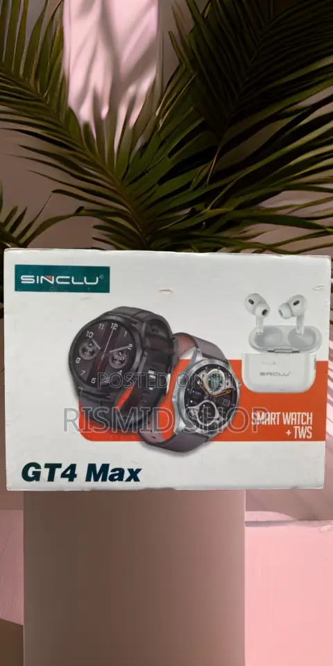 Sinclu Gt4 Max Smartwatch & TWS Earphones Combo