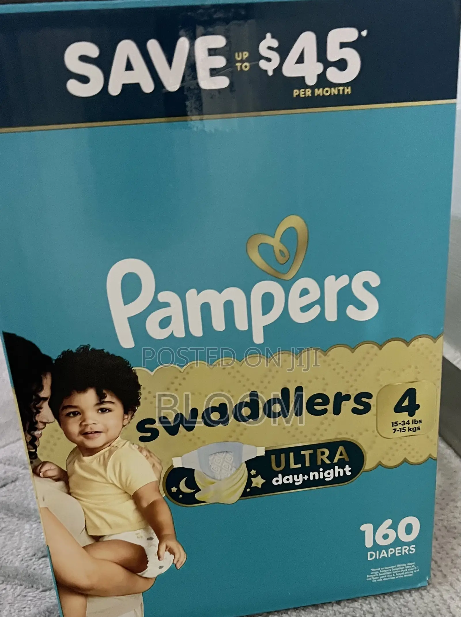 Pampers Swaddlers Ultra Day + Night — Size 4 👶🏽