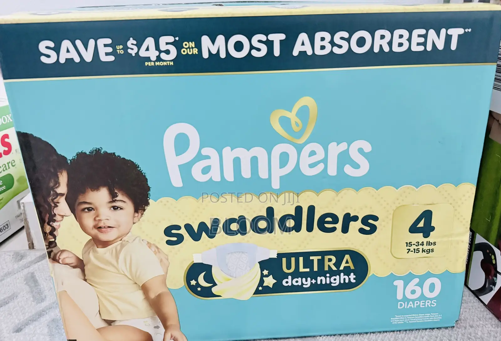 Pampers Swaddlers Ultra Day + Night — Size 4 👶🏽