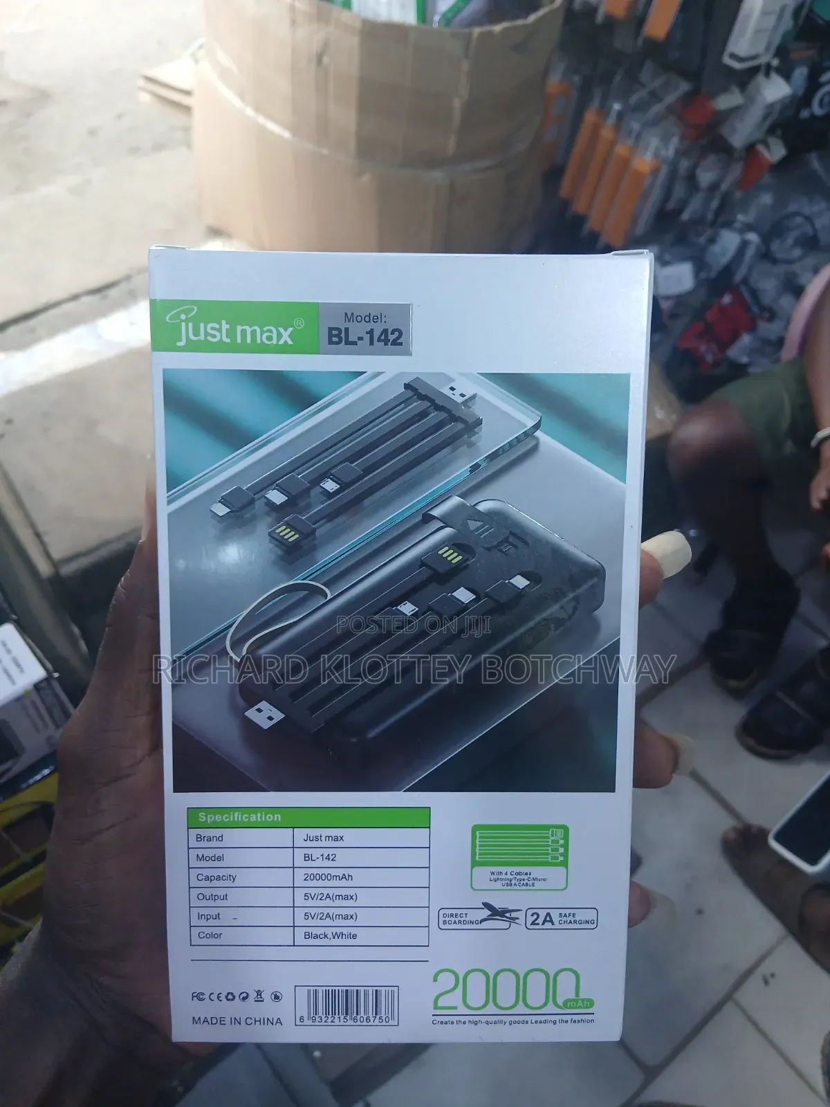 Just Max BL142 Power Bank