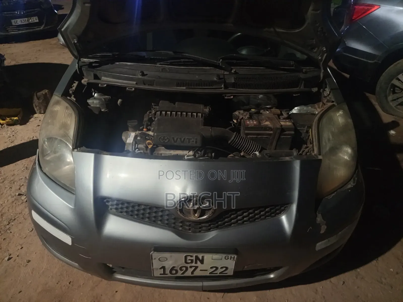 Toyota Vitz 2008 Gray