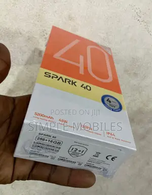 New Tecno Spark 40 256 GB Gold