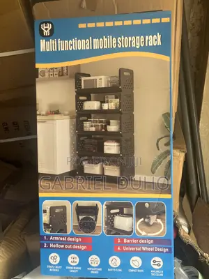 5- Tier Multi Purpose Mobile Storage Rack