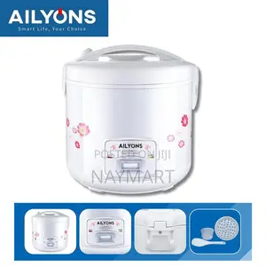 AILYONS RCX-18B01 Deluxe 1.8L Electric Rice Cooker 3 in 1 - White