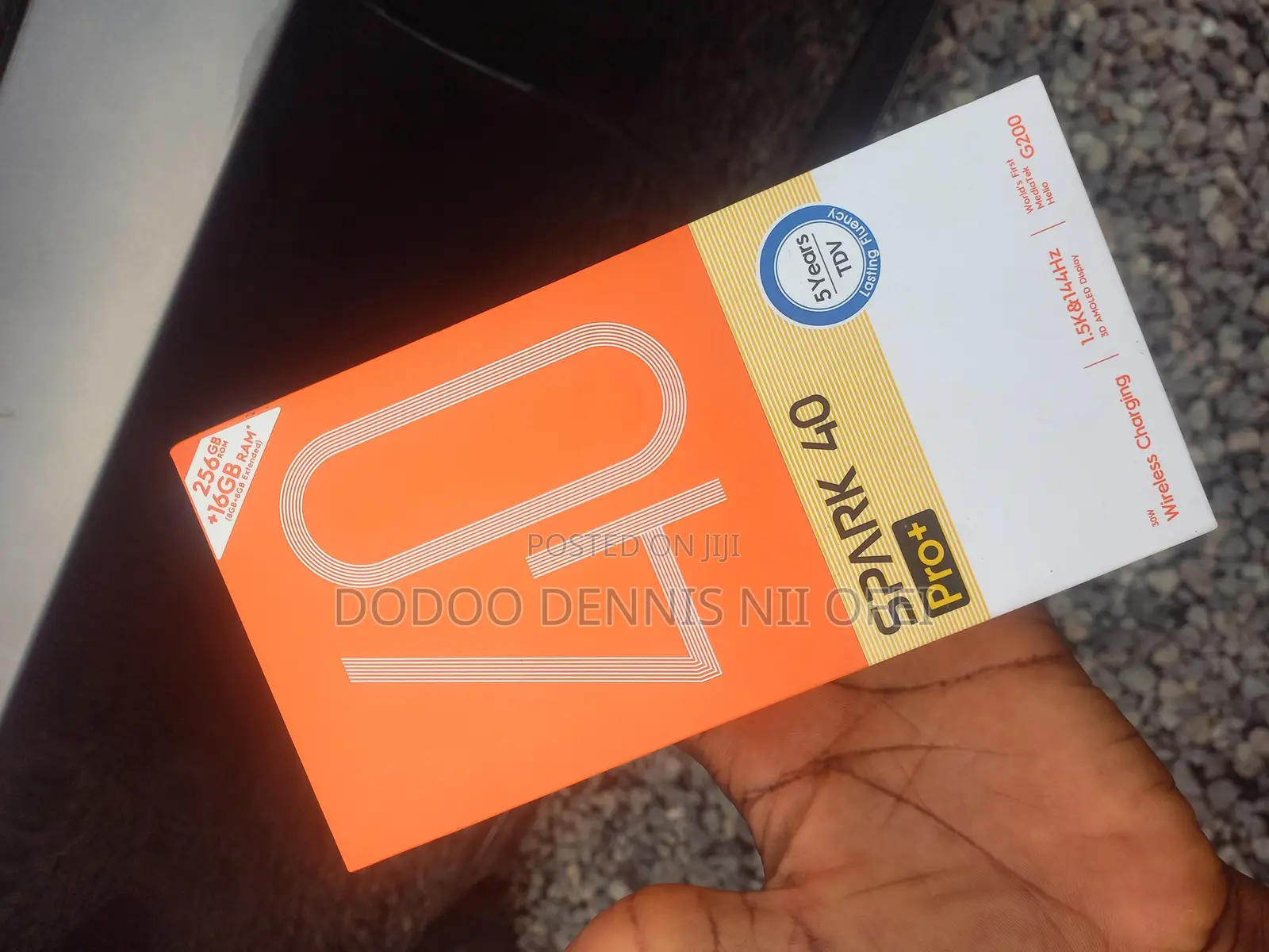 New Tecno Spark 40 Pro+ 256 GB Gray