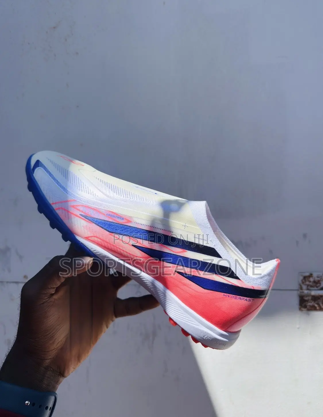Nike AirZoom and Adidas F50 Turf Boot