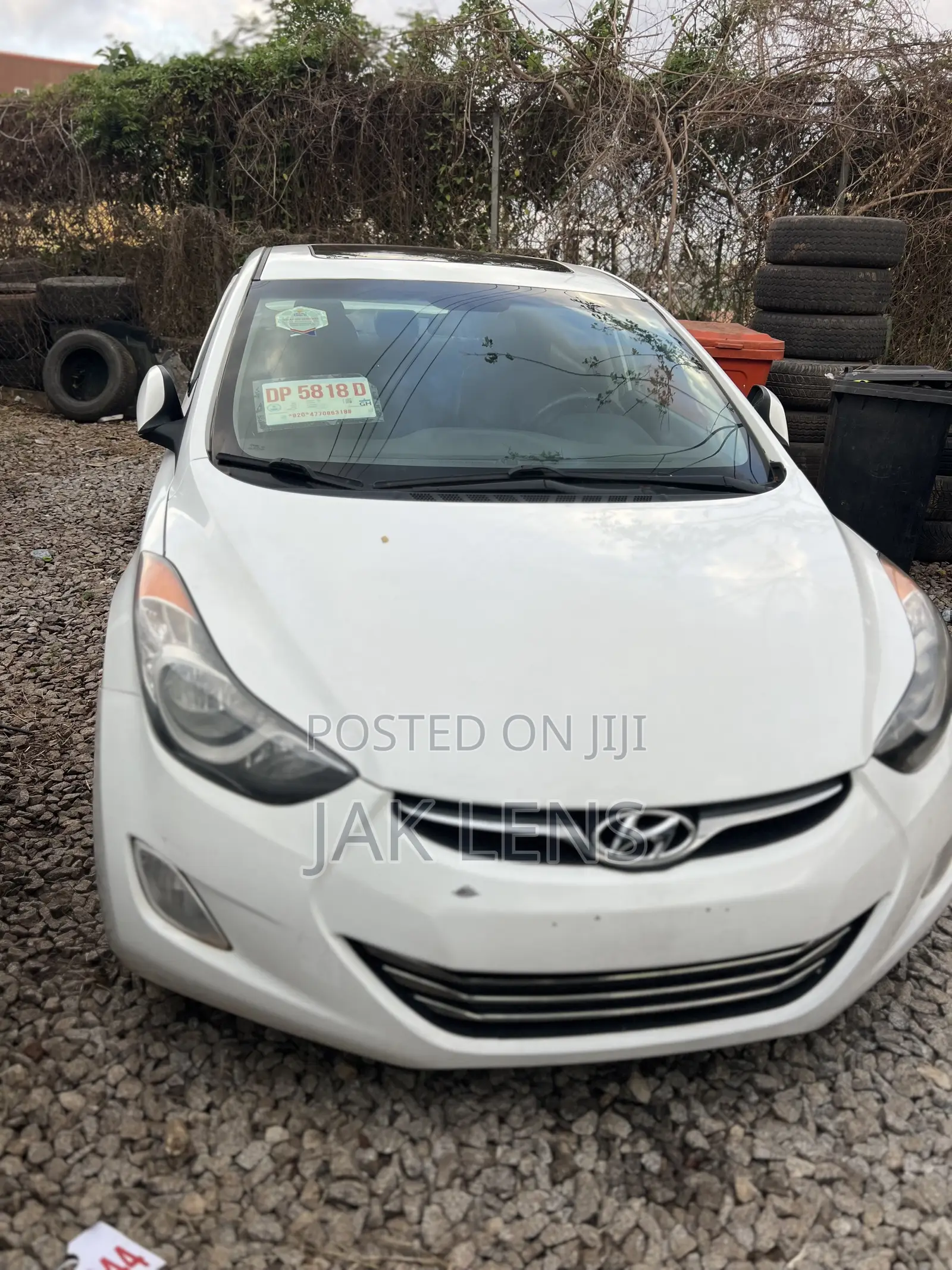 Hyundai Elantra Limited Sedan FWD (1.8L 4cyl 6A) 2013 White