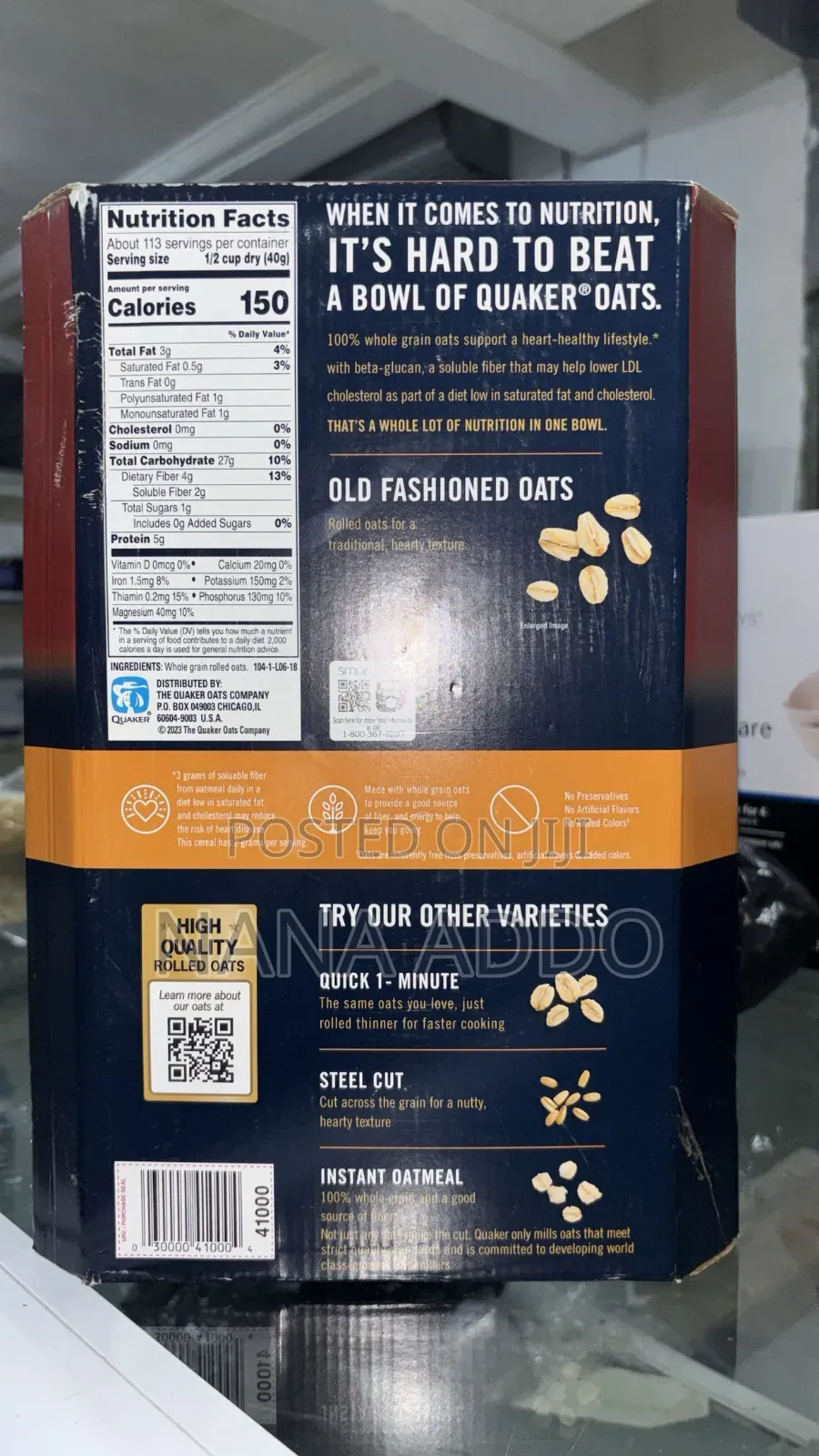 Quaker Oat (Old Fashioned)