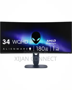 Alienware 34 Curved Gaming Monitor – AW3425DWM - 34-Inch WQHD 180Hz