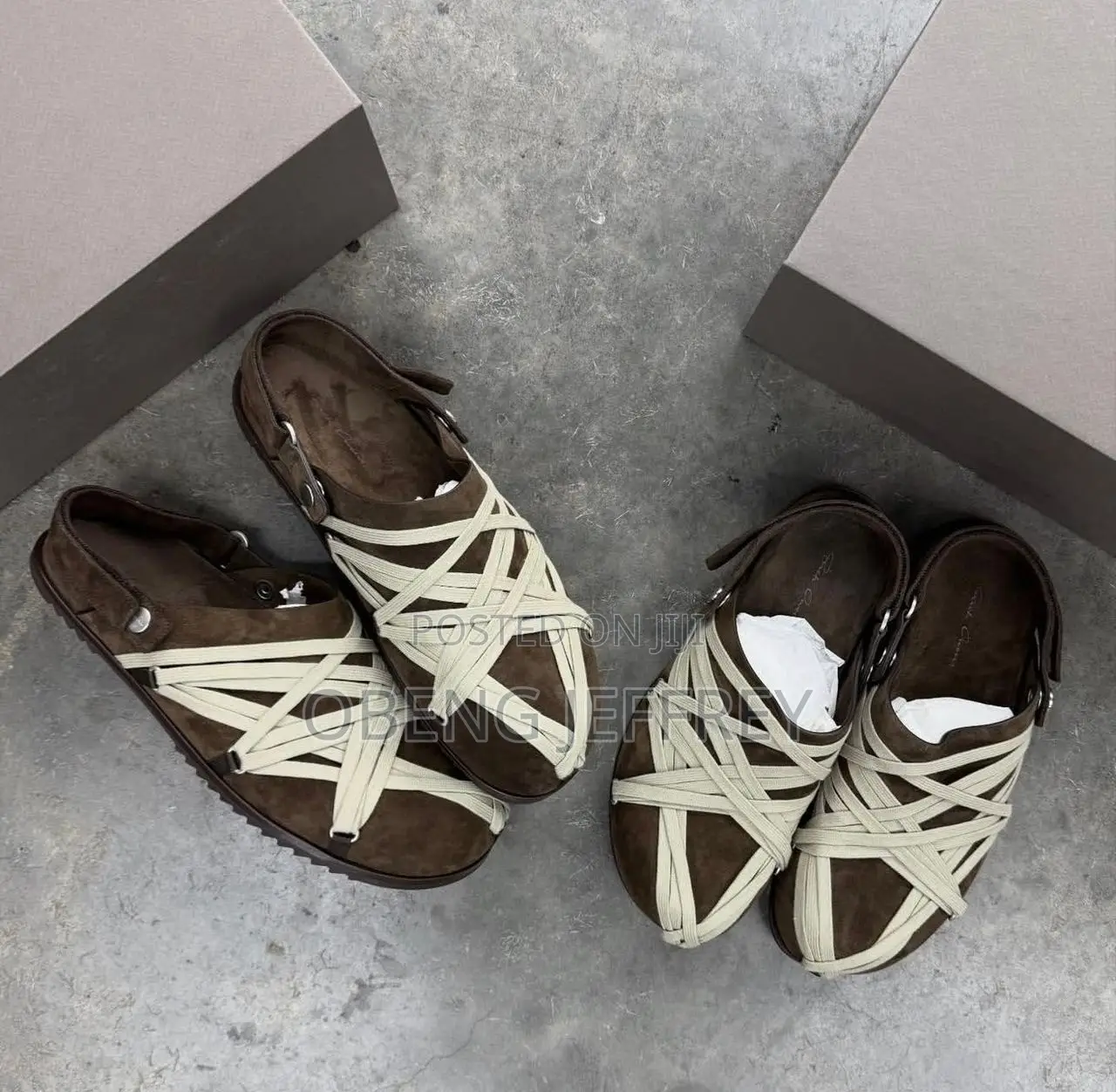 Original Rick Owen Mega Lace Mule