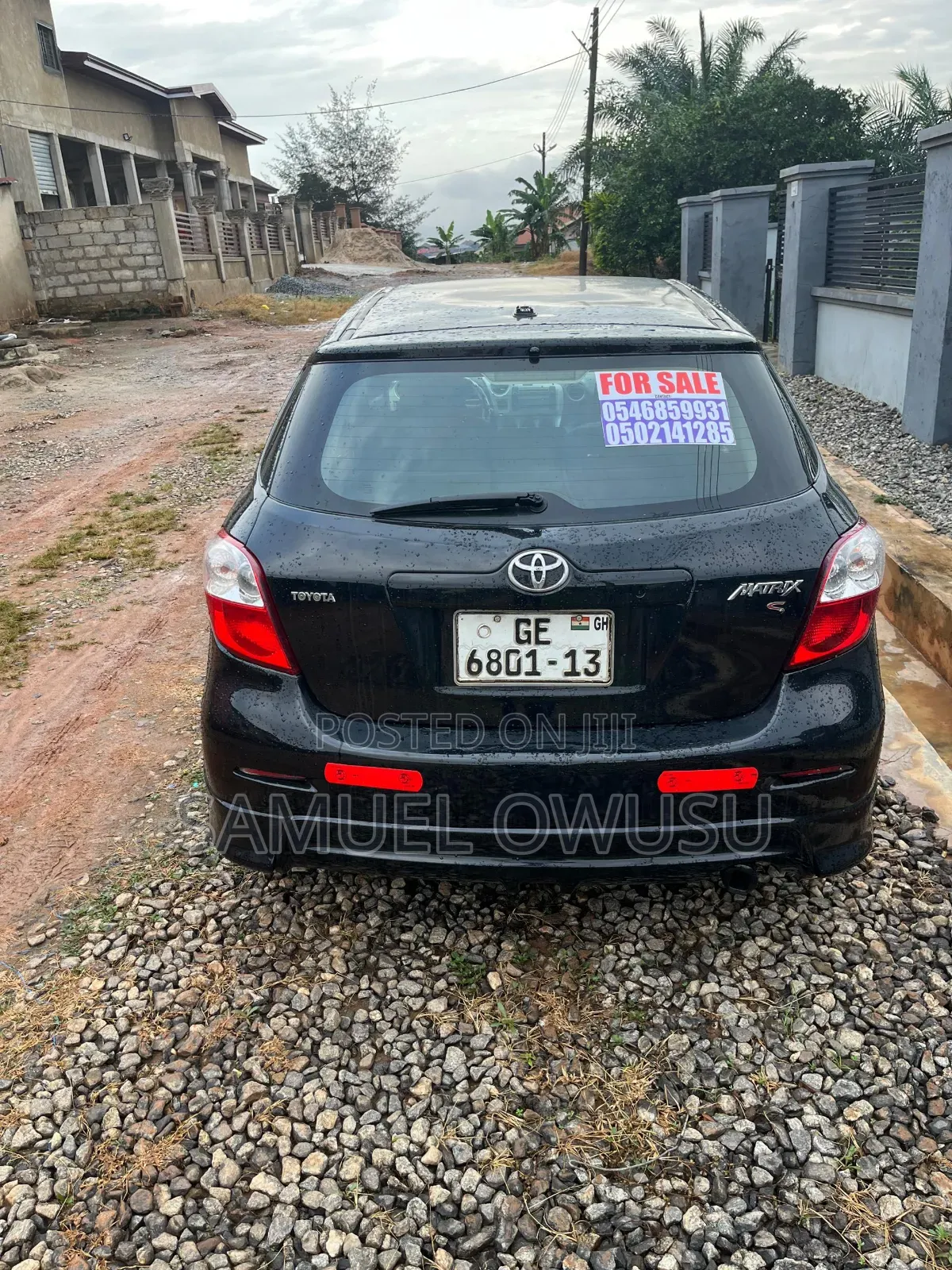 Toyota Matrix Hatchback FWD (1.8L 4cyl 5M) 2008 Black