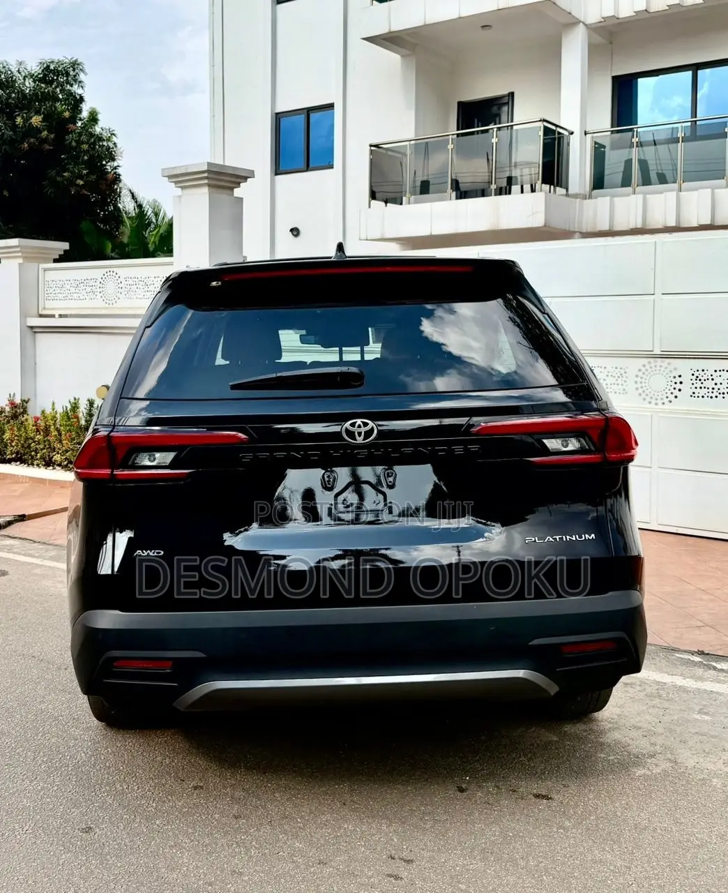 Toyota Highlander Platinum 2025 Black