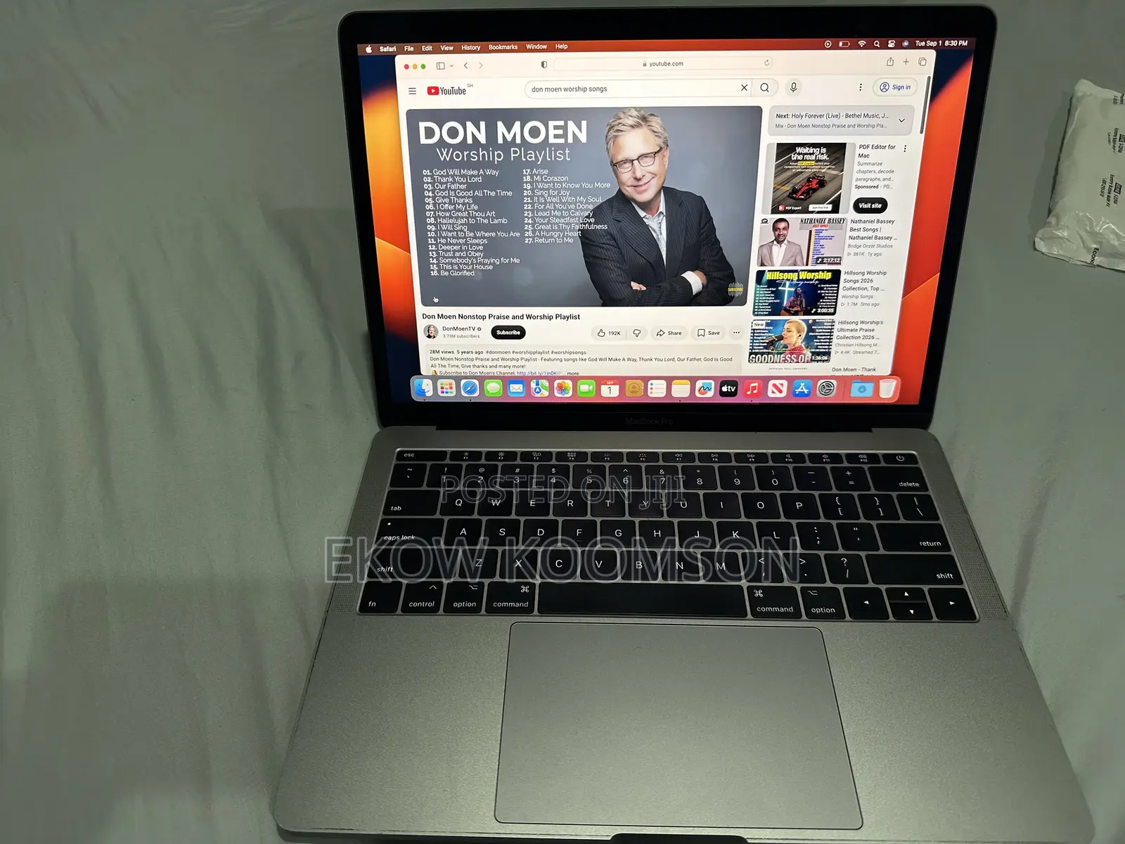 Laptop Apple MacBook Pro 2017 8GB Intel Core i5 SSD 128GB
