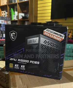 MSI MPG A1000G 1000w, Gaming Power Supply 80 Plus Gold