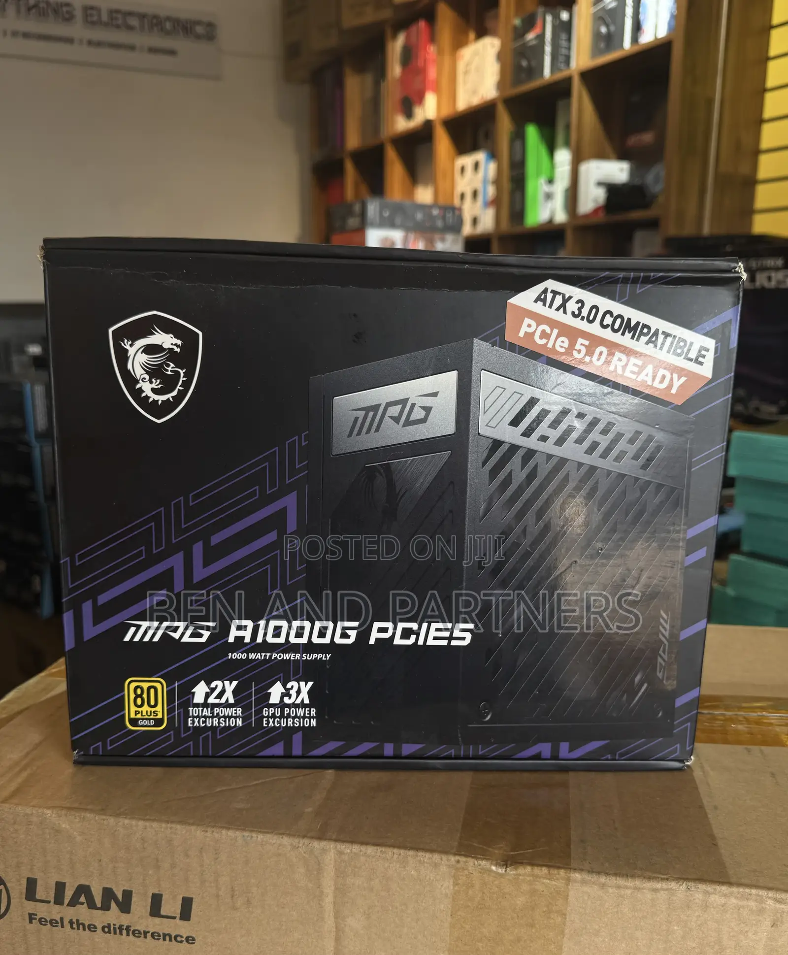 MSI MPG A1000G 1000w, Gaming Power Supply 80 Plus Gold