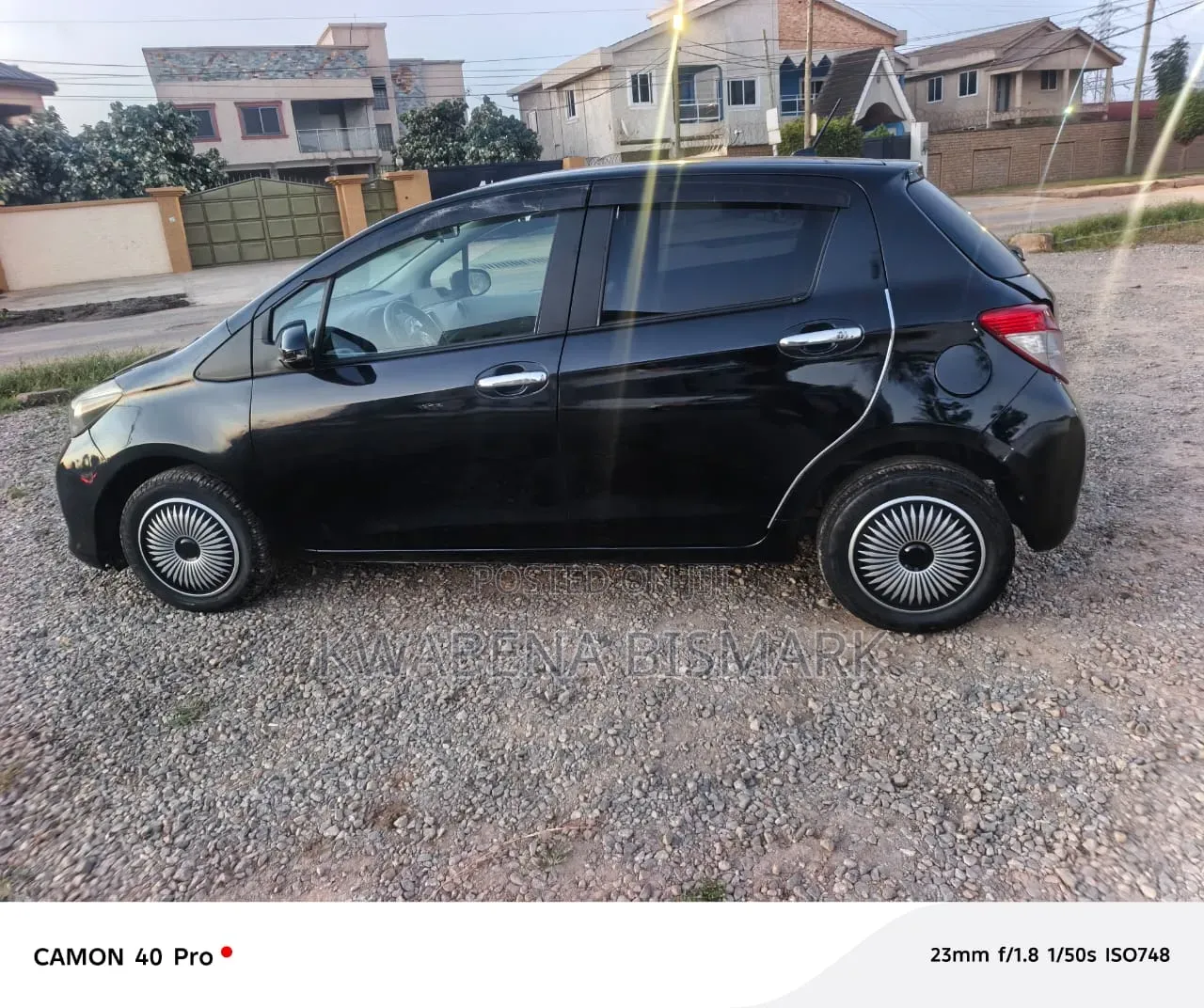 Toyota Vitz 2012 Black