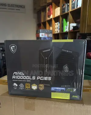 MSI MAG A1000GLS PCIE5, 1000W Gaming Power Supply, 80+ Gold